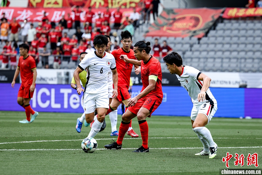 中国男足东亚杯10力克中国香港队获季军