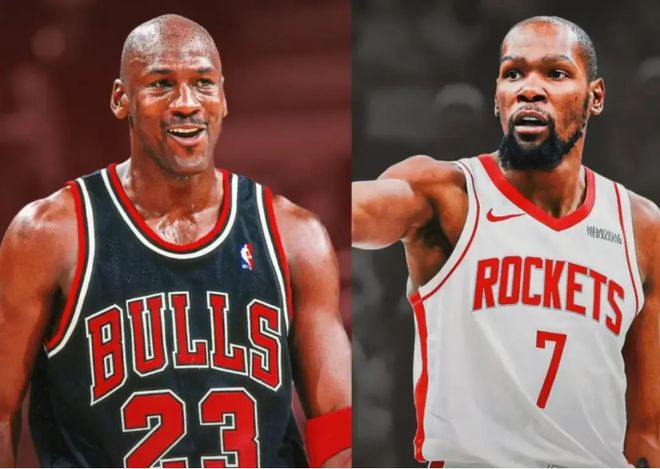 杜兰特超越乔丹跻身历史得分榜第五