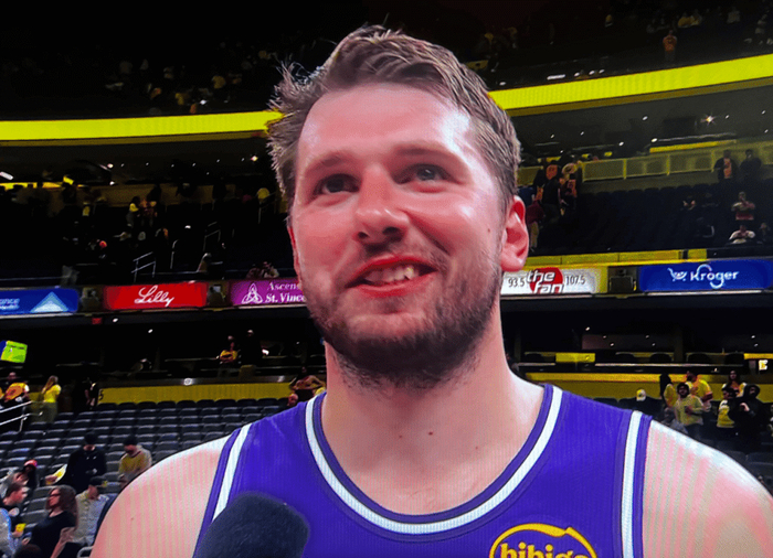 东契奇砍下43分助湖人险胜步行者 赛后直言迫不