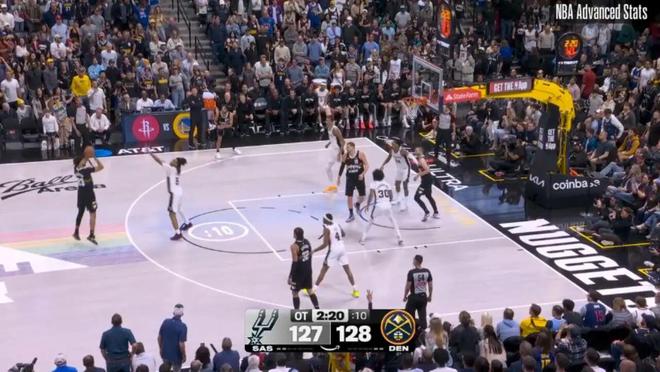 卡梅伦·约翰逊关键表现助掘金逆转马刺，交易双